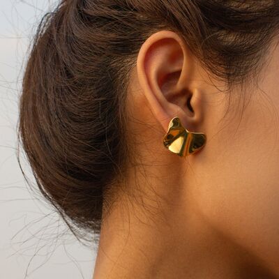 Irregular 18K Gold-Plated Earrings
