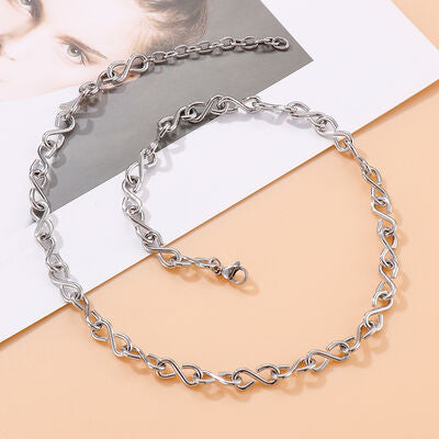 Stainless Steel Lobster Closure Chain Necklace